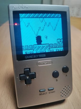 Game Boy Pocket Gris Plata Pantalla IPS