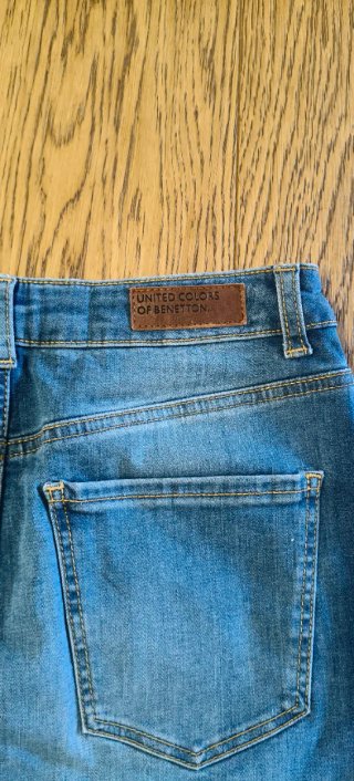 Falda vaquera Benetton azul