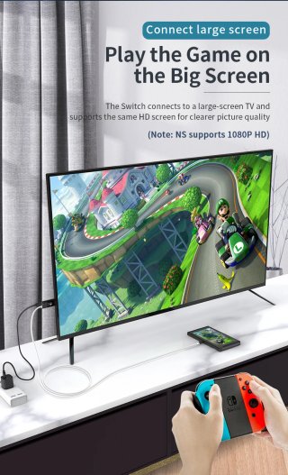 Docking Station per vedere Nintendo Switch alla tv