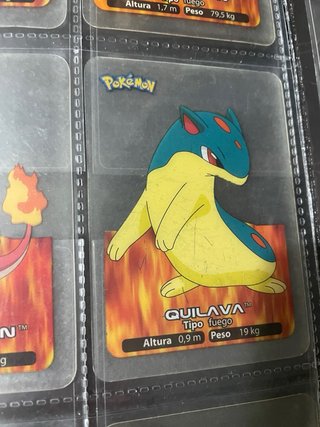 Lamincards Pokémon Charizard, Typhlosion, Arcanine