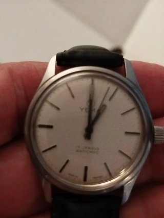 Reloj Yema Años 60 - Esfera Plateada