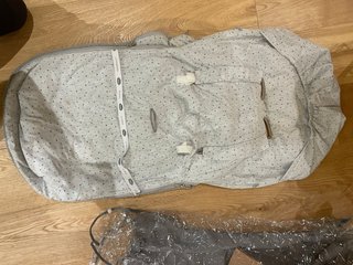 Saco para carrito gris tejido