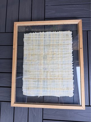 Cuadro Papiro Egipcio Enmarcado Coqueta Boho