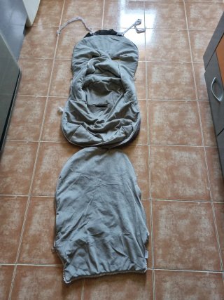 Funda Silla Paseo Invierno Gris Lunares