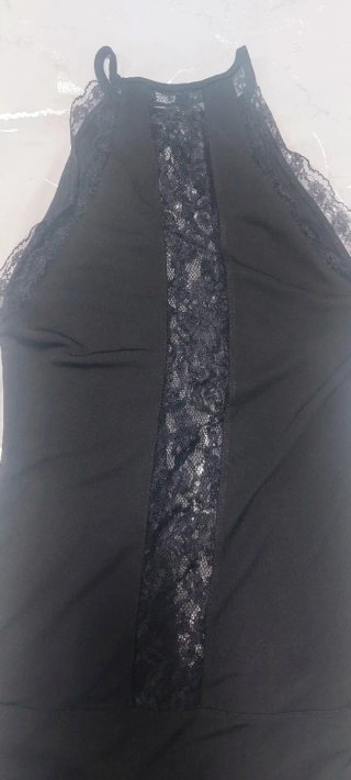 Body de encaje negro