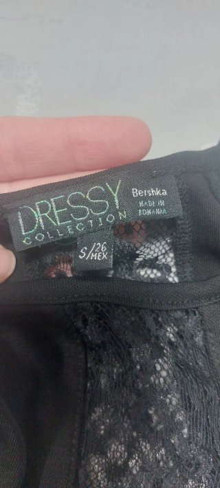 Body de encaje negro