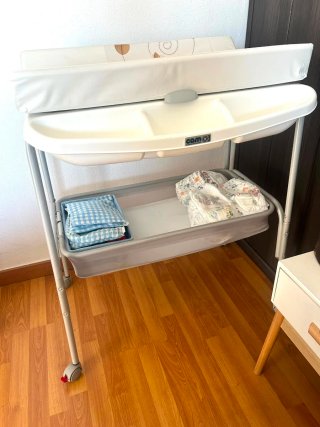 Bañera cambiador bebé