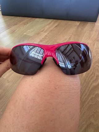 Gafas de sol deportivas rosas y negras