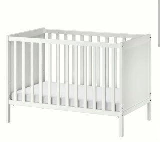 Cuna evolutiva IKEA SUNDVIK + colchón Visco Baby