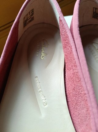 Bailarinas Clarks rosas talla 38