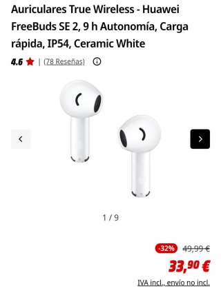 Auriculares Huawei Freebuds SE 2 Nuevos