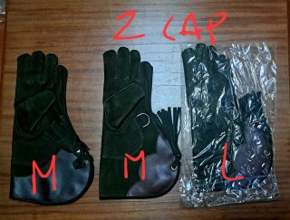 Guantes de cetrería M, L