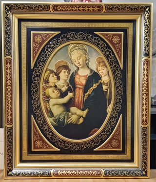 Lámina Virgen y Niño Enmarcada