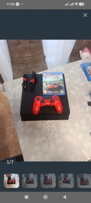 Consola PS4 + Mando Rojo