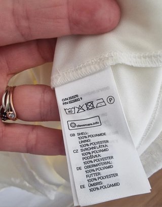Vestito in pizzo bianco panna