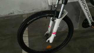 Bicicleta Rockrider ST 100 Blanca