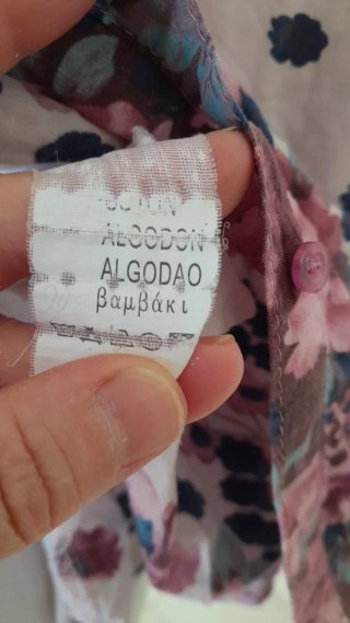 Camicia donna cotone fantasia floreale