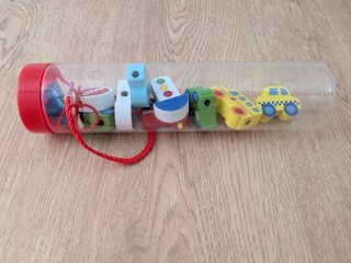 Juego de perlas de madera para bebés