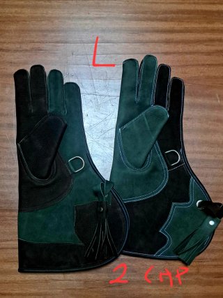 Guantes de cetrería talla L