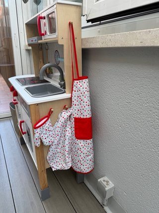 Cocina de juguete con accesorios