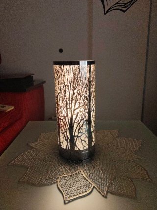 2 Lámparas de mesa muy esteticas modernas platead