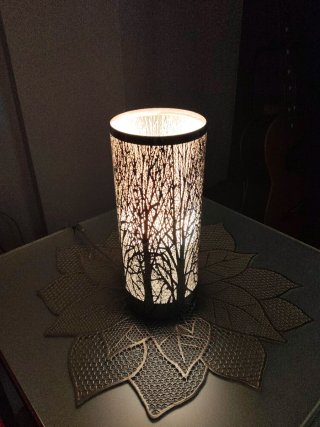 2 Lámparas de mesa muy esteticas modernas platead