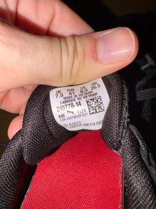 Deportivas Puma Negras
