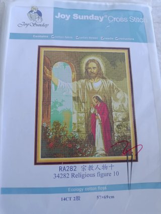 Kit Punto de Cruz Contado, Nuevo.