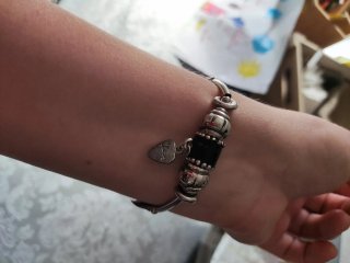 Bracciale donna con ciondolo cuore