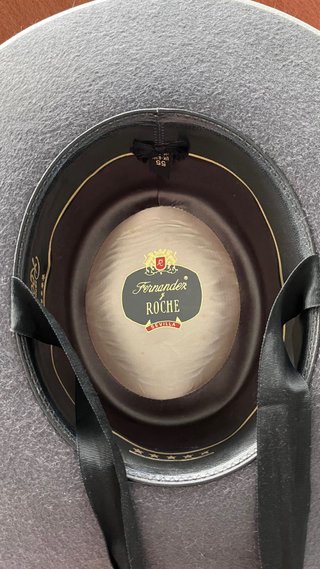 Sombrero Cordobés Ala Ancha Negro/Gris
