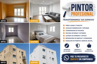 Pintor Profesional | Pisos, Casas y Locales .