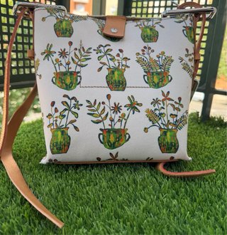 Bolso Bimba y Lola autentico tela y cuero nuevo