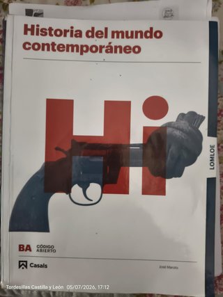 Historia del mundo contemporáneo, Hi Bachillerato