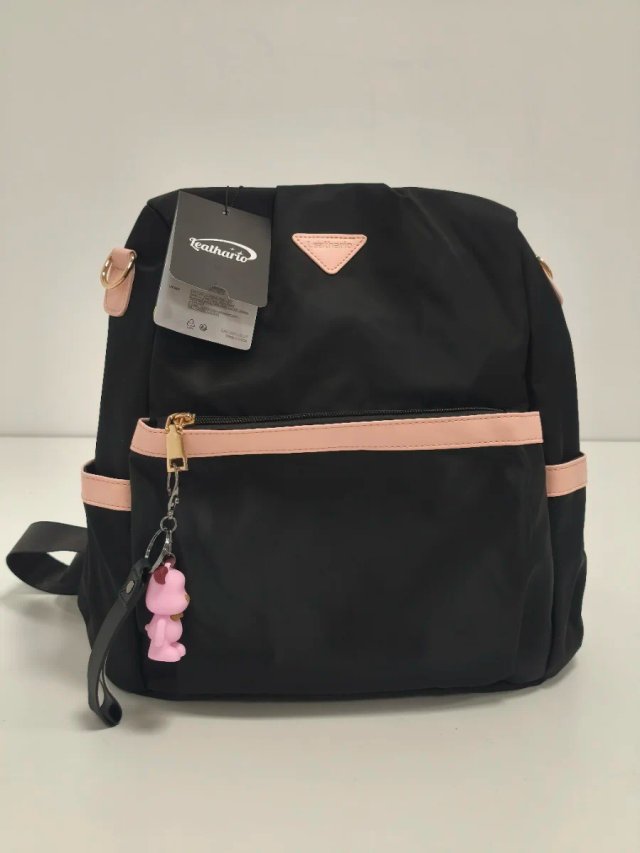 Zaino nero e rosa N°577
