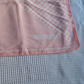 Pañuelo Pertegaz rosa y blanco