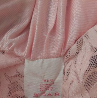 Intimo Vintage Pizzo Rosa Tg 48 vintage Italiana