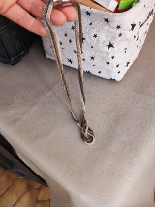 Collana donna oro e argento