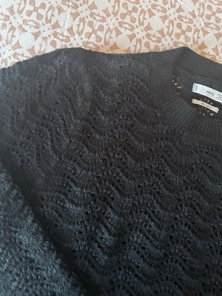 Jersey Mango calado negro