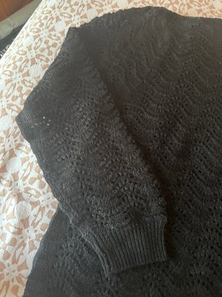 Jersey Mango calado negro