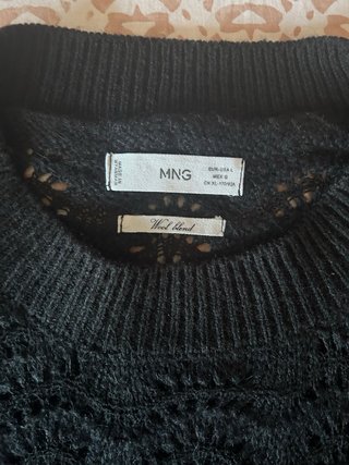 Jersey Mango calado negro