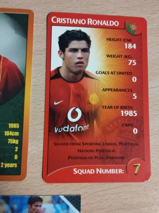 Lote Cristiano Ronaldo Rookie 2004