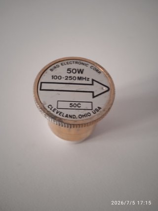 Tapón Bird 50W 100-250MHz