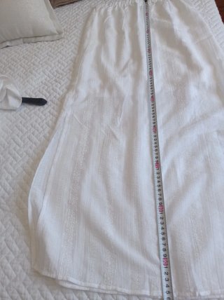 Conjunto Top y Falda Blanca