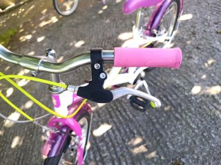 Bicicleta Btwin Misti Girls. Blanco y rosa. 20"
