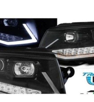 Faros Volkswagen T6 LED Fondo Negro