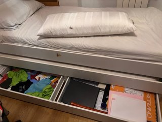 Cama nido juvenil con cajones