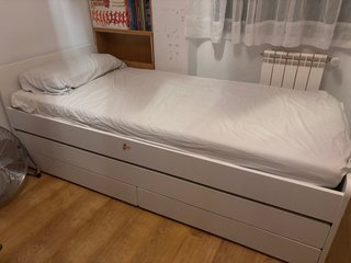 Cama nido juvenil con cajones