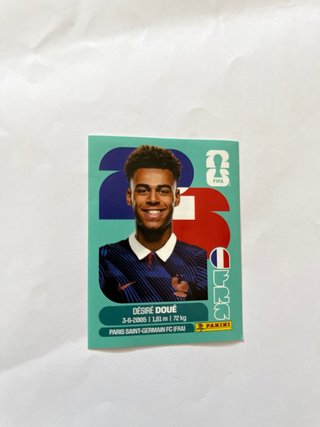 Cromo Panini Désiré Doué Francia 2026 Mundial