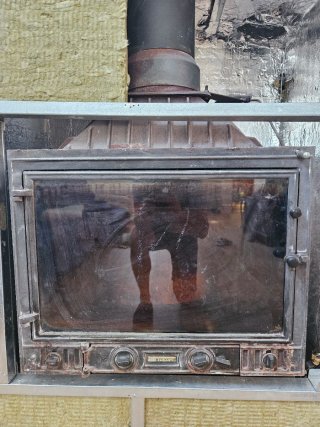 Chimenea insert de leña