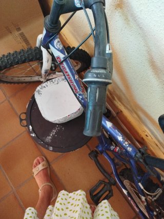 Bicicleta Decathlon Infantil azul